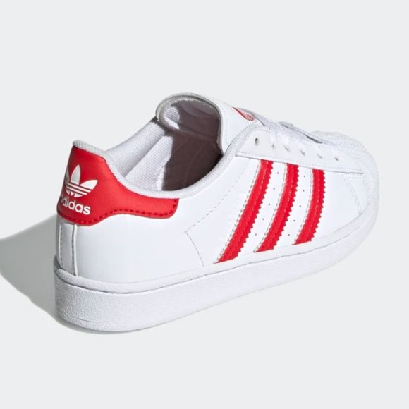 ADIDAS ORIGINALS SUPERSTARS w/ Heart Graphic, Youth Size 3 - Picture 4 of 15